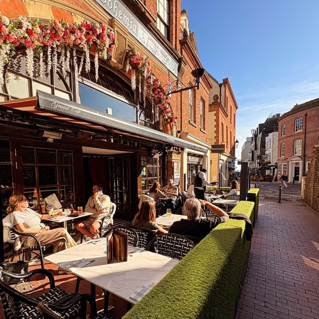 the outside of Bohemia Brighton